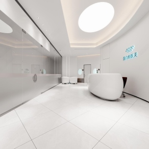 现代医院大厅3D模型下载